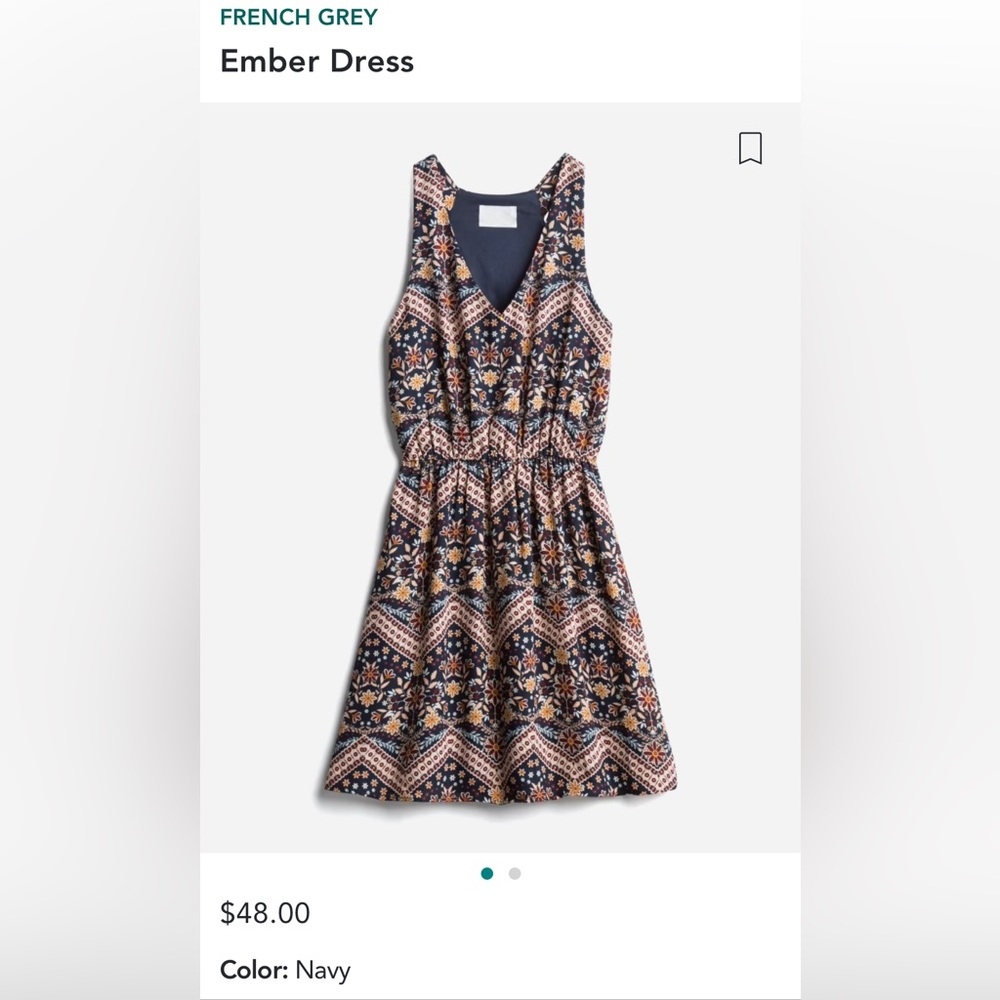 Small French Grey dress.